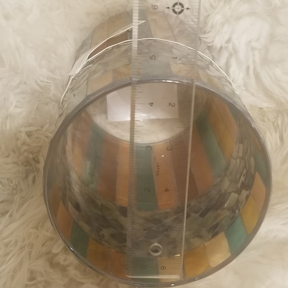 Home interiors stained glass candle holder - Picture 5 of 6